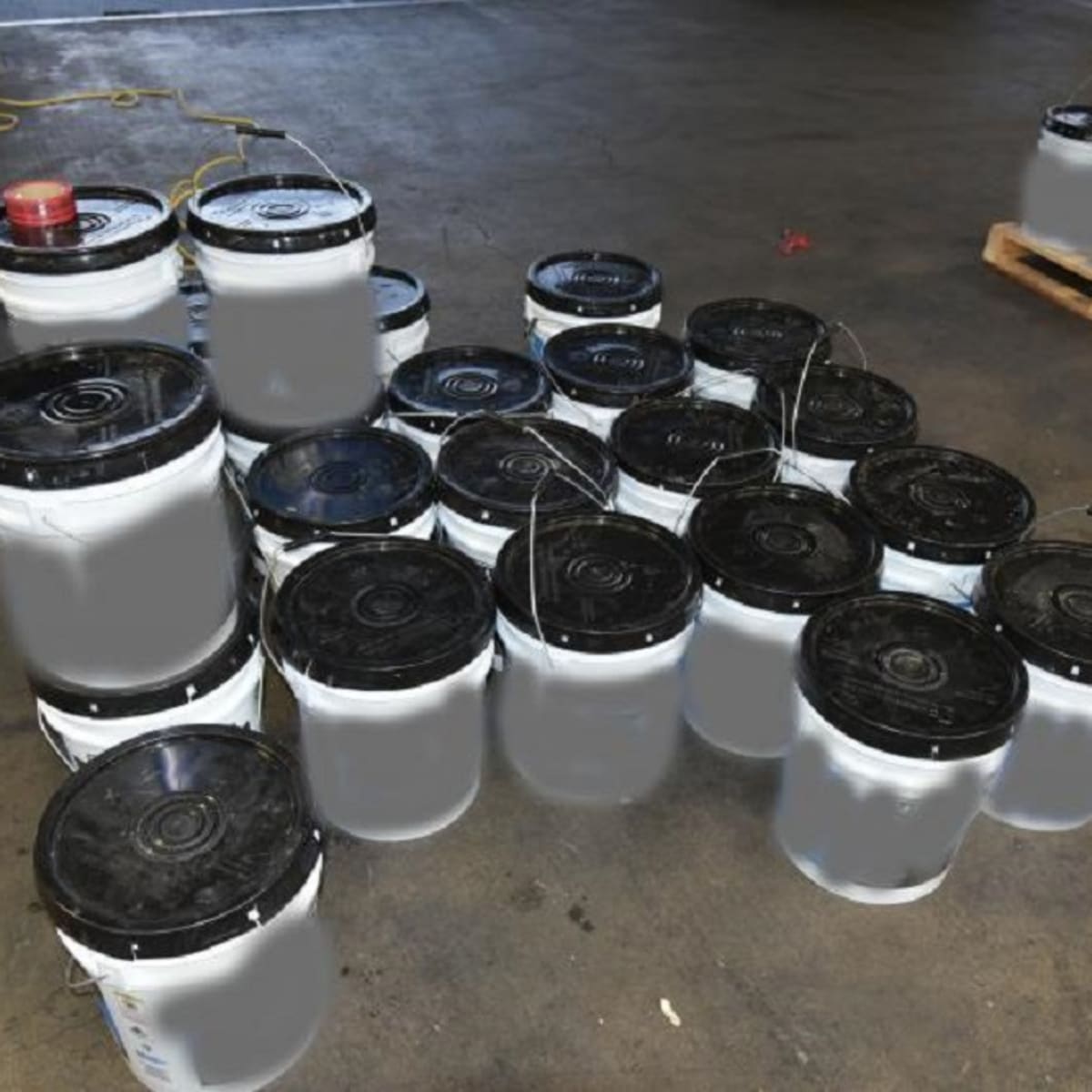 Customs officials seize 140 pounds of meth hidden in paint