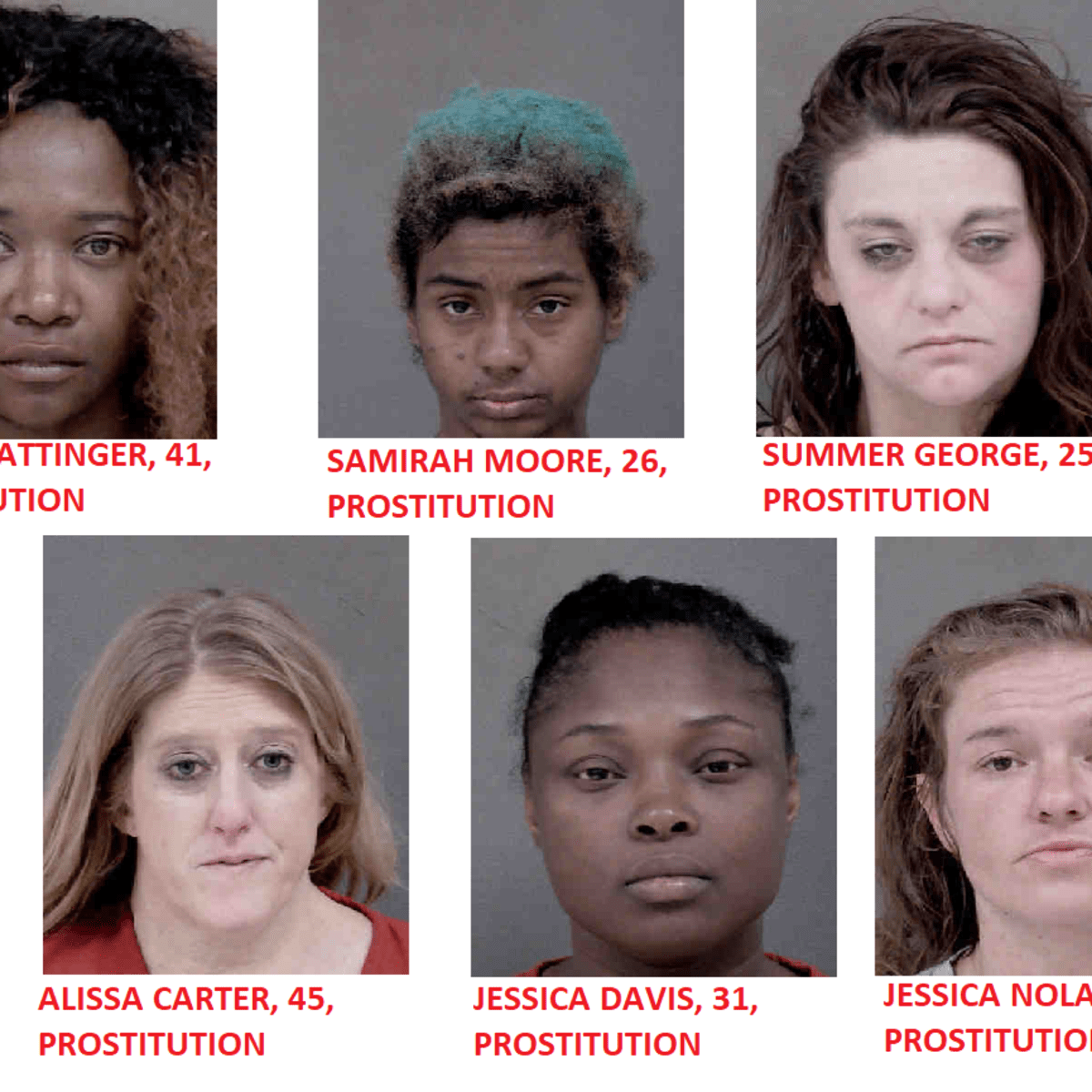 SEVERAL WOMEN ROUNDED UP IN PROSTITUTION STING - Charlotte Alerts